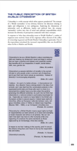 Dual Citizenship: British, Islamic or Both? — Obligation, Recognition, Respect and Belonging
