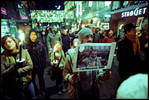 Vigil for Mohammed (c) Krisine Poppe