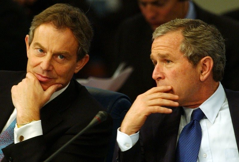 George Bush Tony Blair