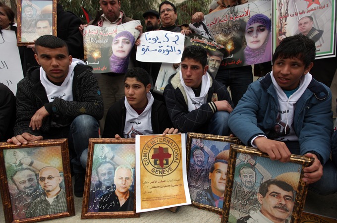 palestinian prisoners on hunger strike