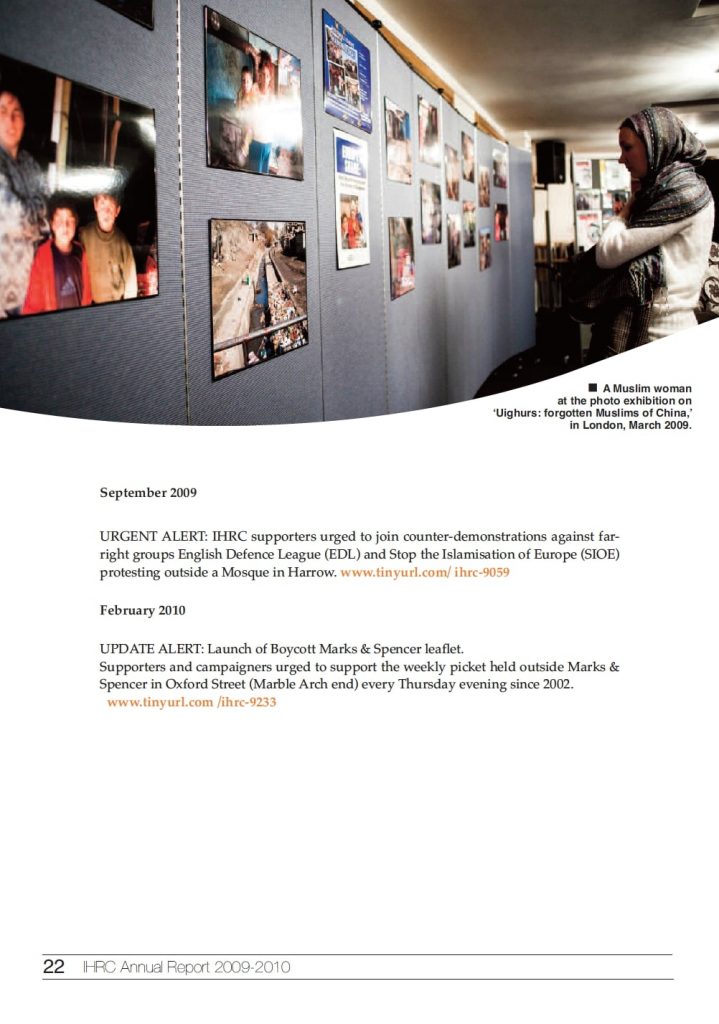 IHRC Annual Report 2009-2010