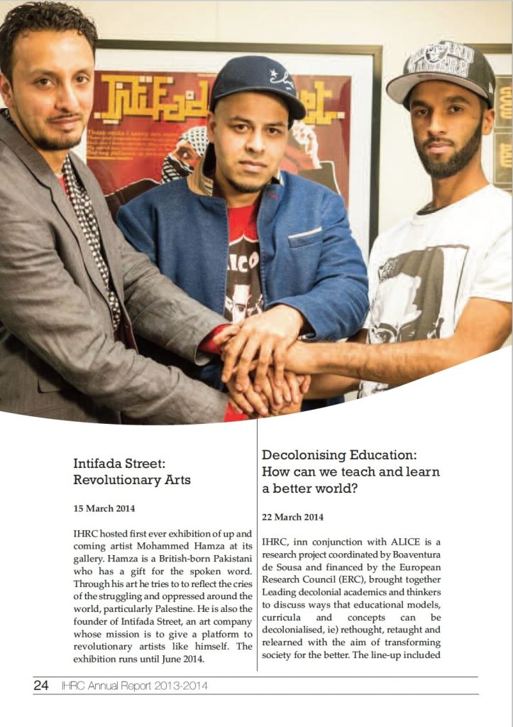 IHRC Annual Report 2013 - 2014