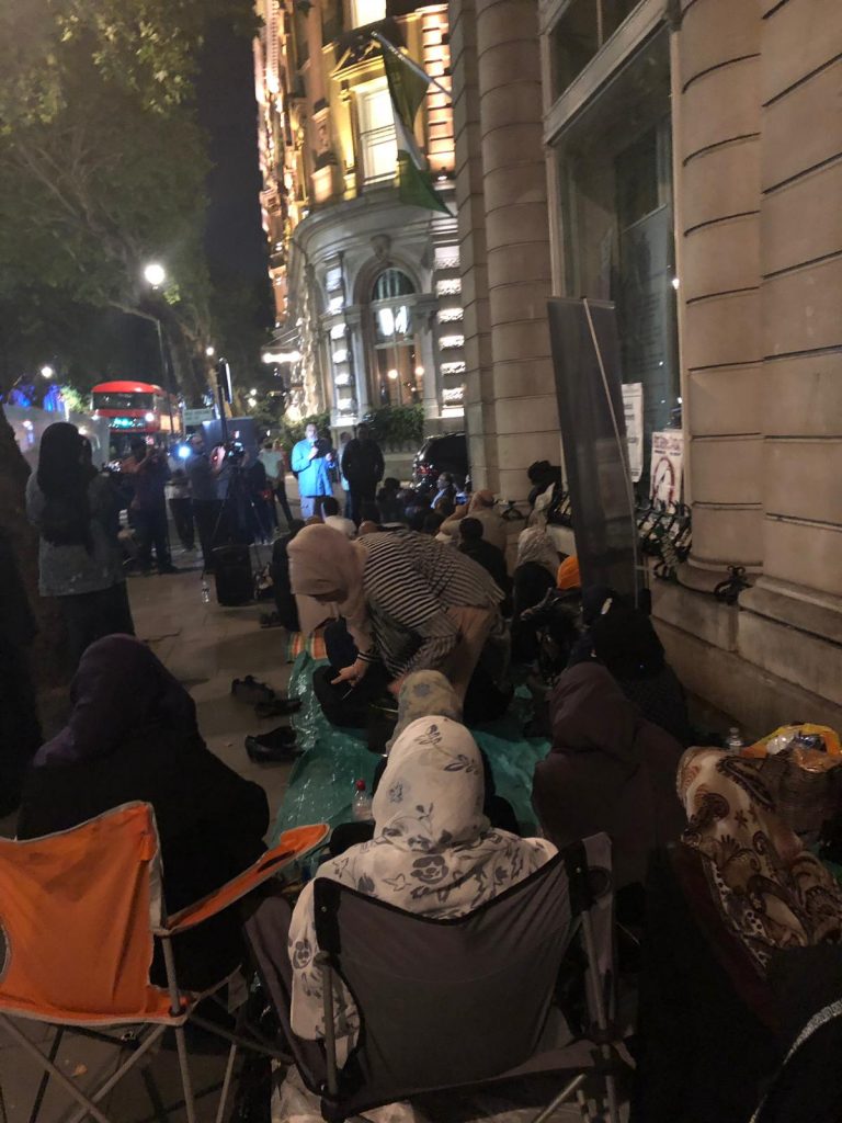 Event Report: Sit-in outside the Nigeria High Commission, London, UK