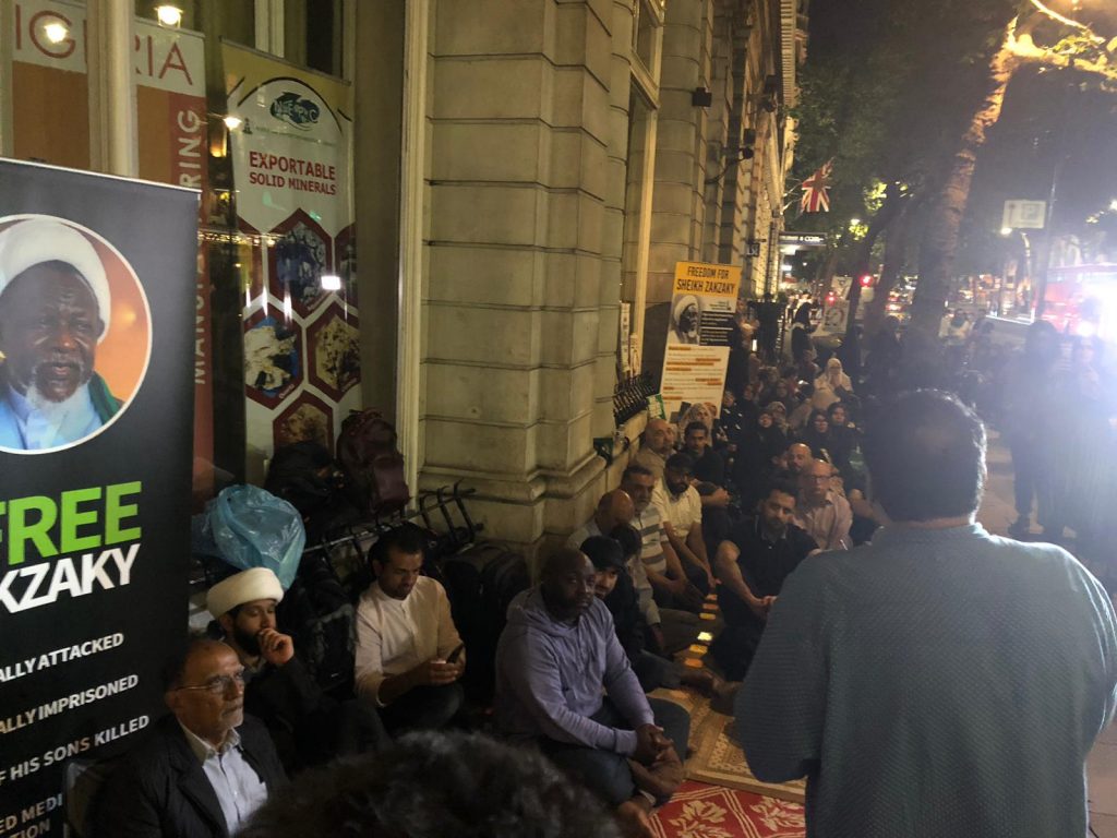 Event Report: Sit-in outside the Nigeria High Commission, London, UK
