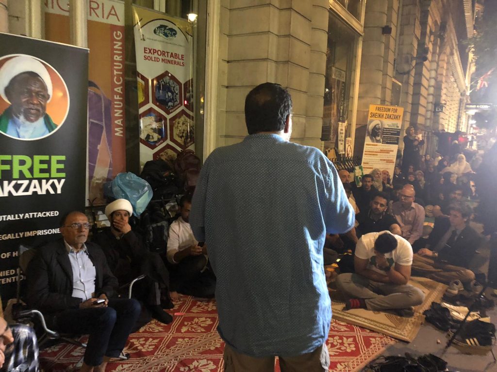 Event Report: Sit-in outside the Nigeria High Commission, London, UK