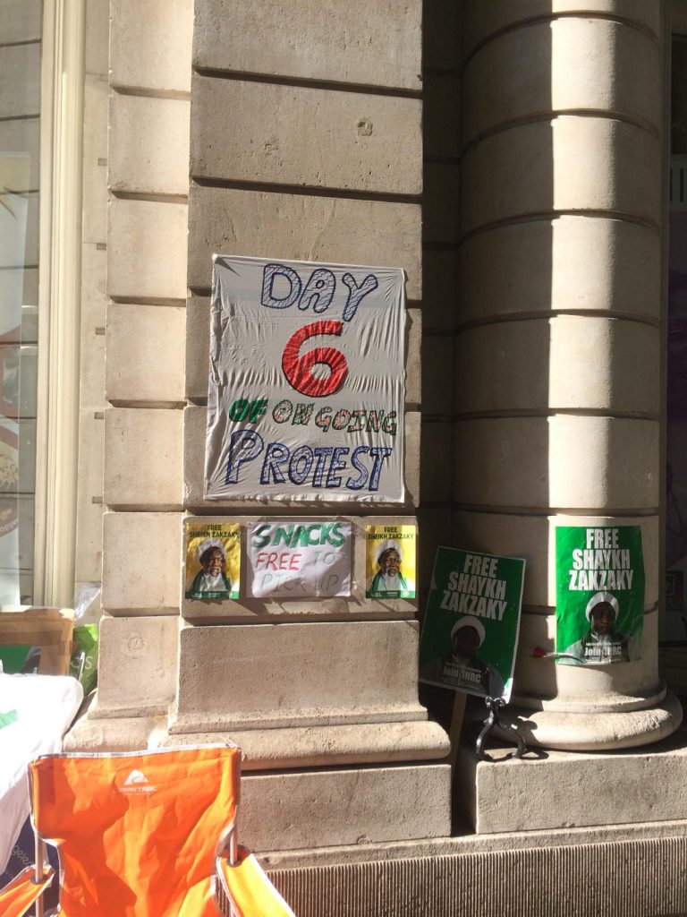 Event Report: Sit-in outside the Nigeria High Commission, London, UK