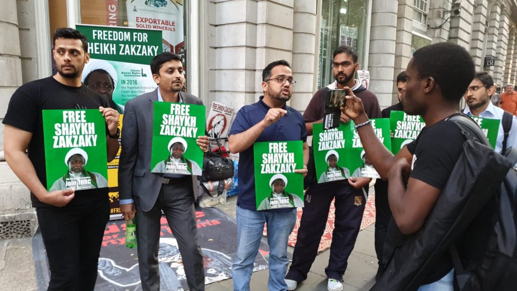 Event Report: Sit-in outside the Nigeria High Commission, London, UK
