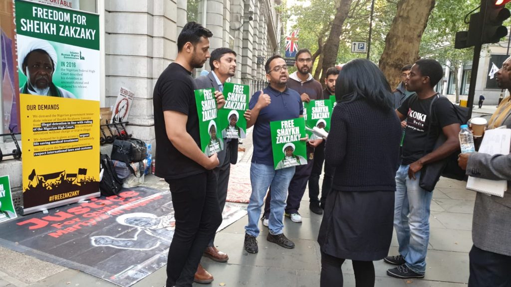 Event Report: Sit-in outside the Nigeria High Commission, London, UK