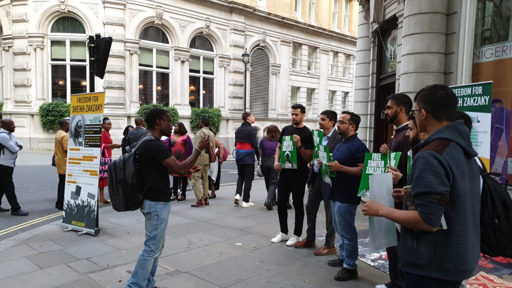 Event Report: Sit-in outside the Nigeria High Commission, London, UK