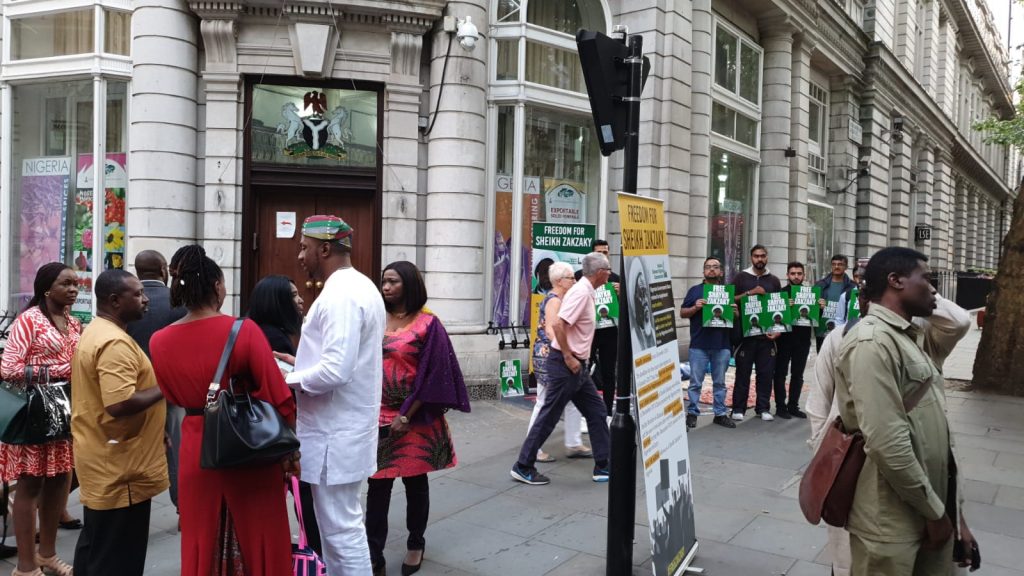 Event Report: Sit-in outside the Nigeria High Commission, London, UK