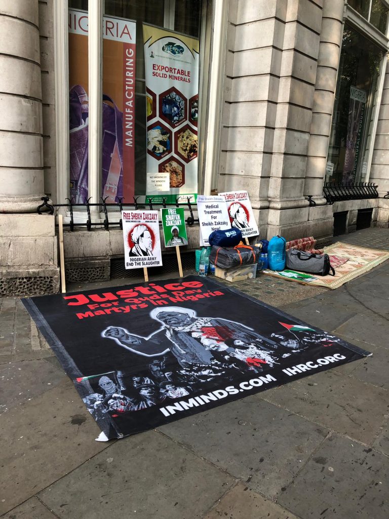 Event Report: Sit-in outside the Nigeria High Commission, London, UK