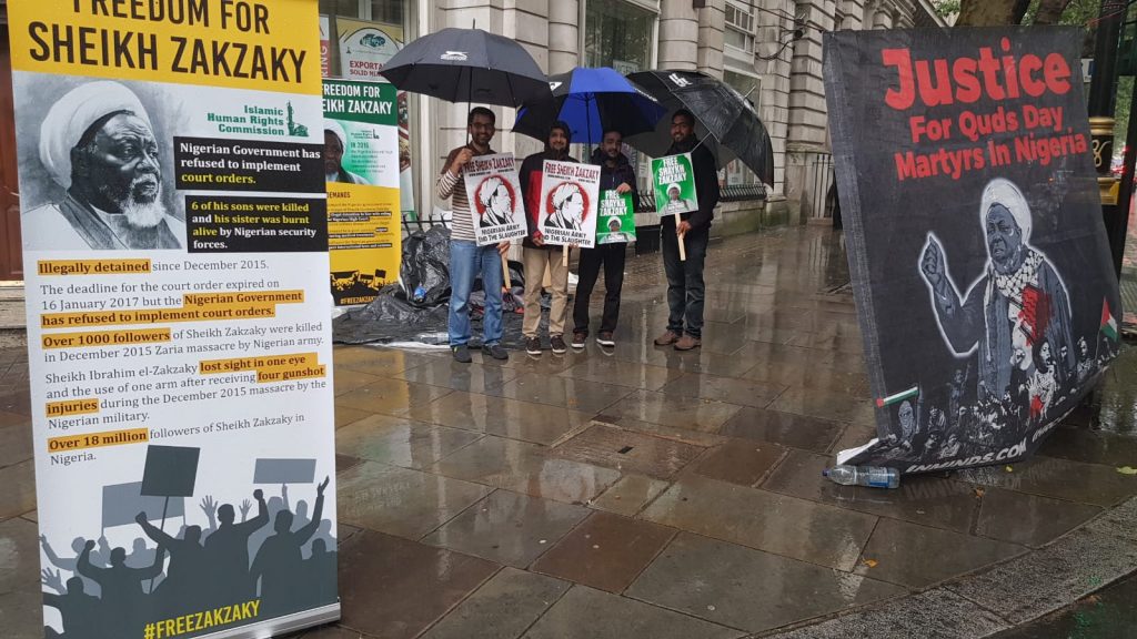 Event Report: Sit-in outside the Nigeria High Commission, London, UK