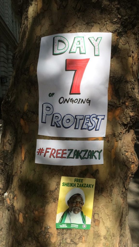 Event Report: Sit-in outside the Nigeria High Commission, London, UK