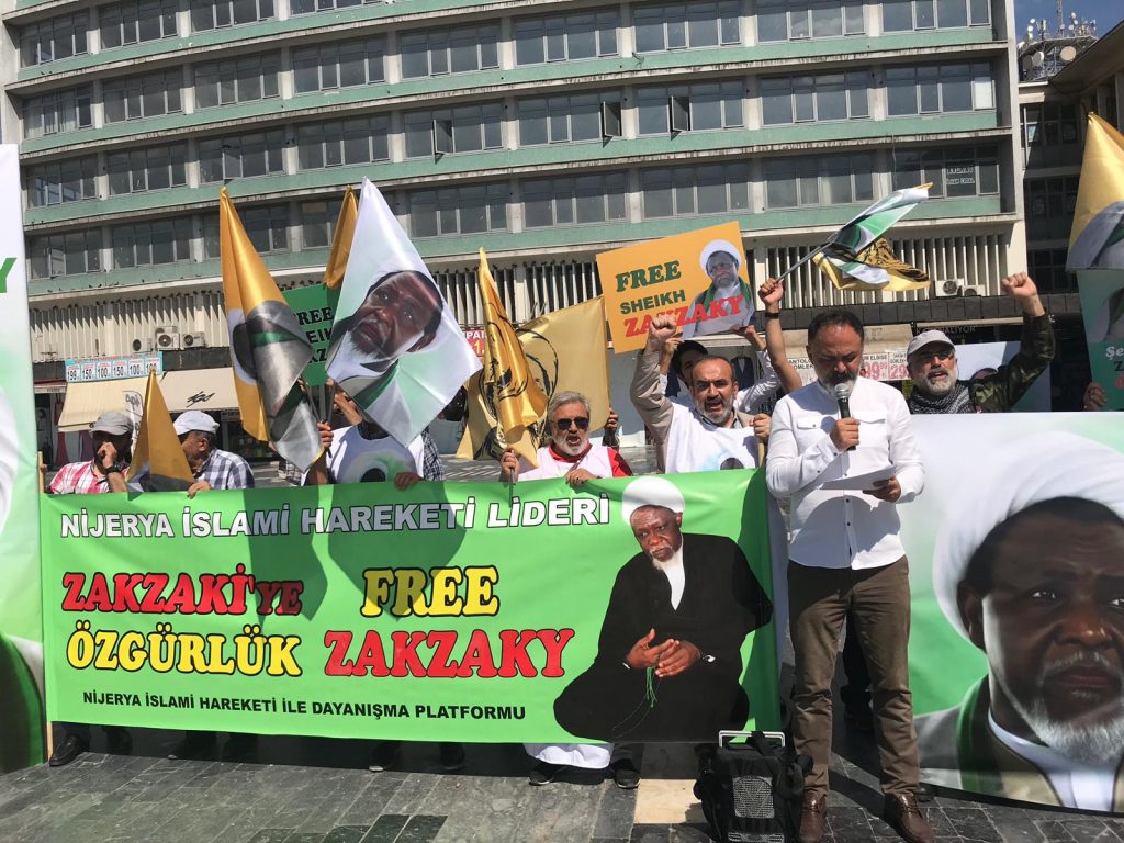 Event Report - Free Zakzaky demo in Ankara, Turkey