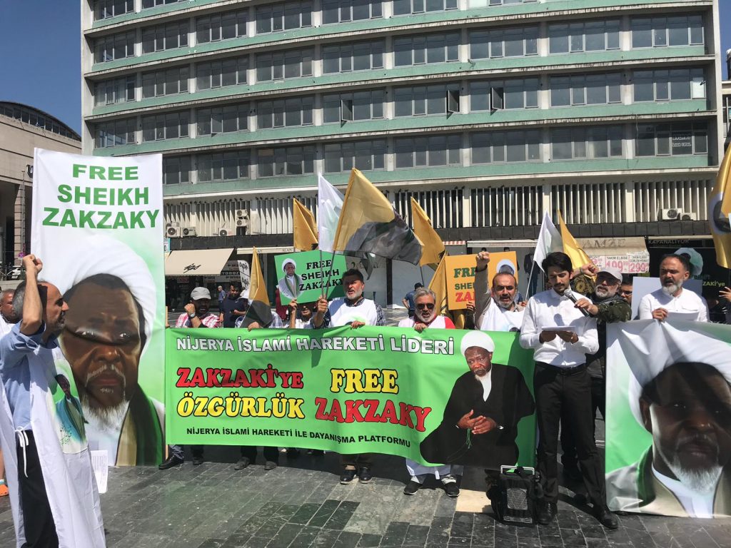 Event Report - Free Zakzaky demo in Ankara, Turkey