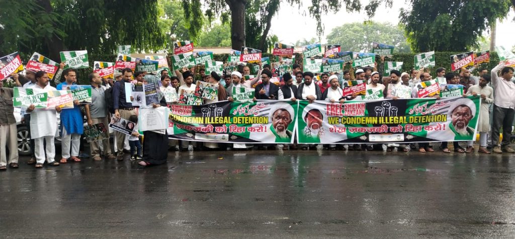 Event report: Free Zakzaky demo in New Delhi, India
