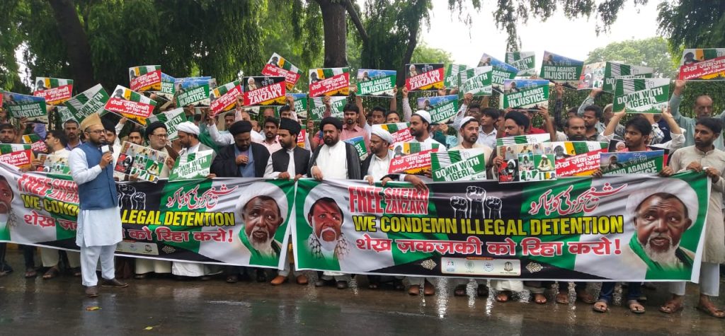 Event report: Free Zakzaky demo in New Delhi, India
