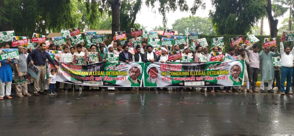 Event report: Free Zakzaky demo in New Delhi, India
