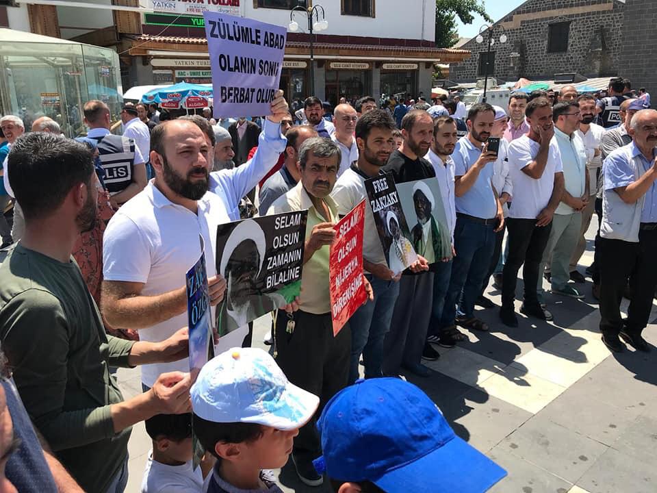Event Report: Free Zakzaky demo - Diyarbakir, Turkey