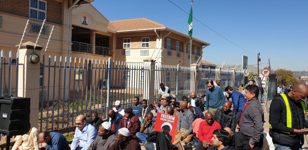 Event Report: Free Zakzaky demo in Johannesburg, South Africa