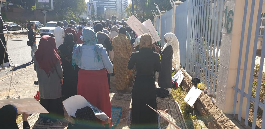 Event Report: Free Zakzaky demo in Johannesburg, South Africa