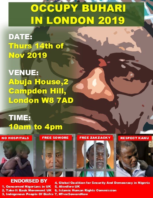 London demonstration to protest human rights abuses in Nigeria