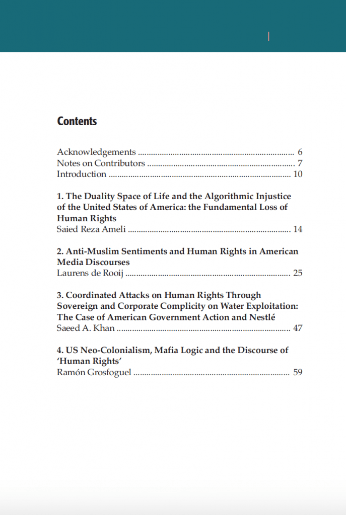 The New Colonialism: the American Model of Human Rights /eds. Arzu Merali and Faisal Bodi