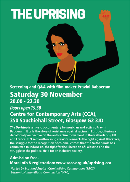The Uprising: Screenings and Q&As, Edinburgh & Glasgow