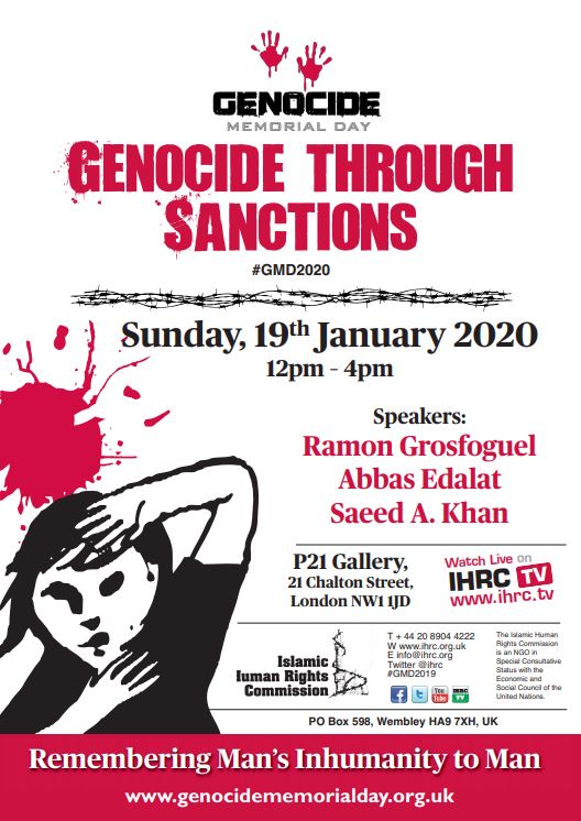 Genocide Memorial Day - London, UK