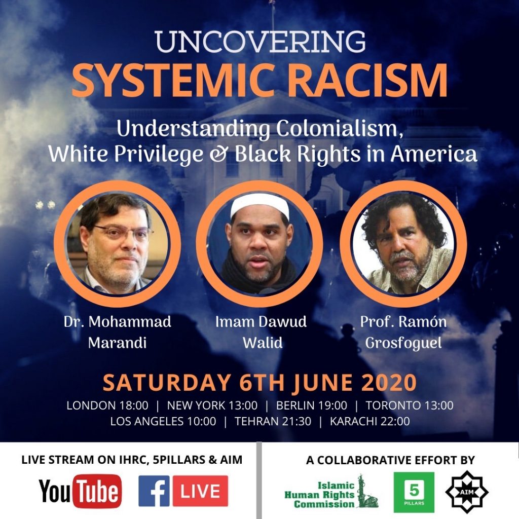 Things to learn about Systemic Racism in the USA #2 – Online event and reading