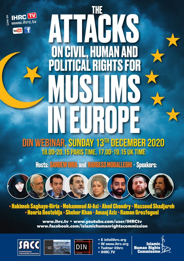 Islamophobia Conference 2020 - The Attacks on Civil, Human and Political Rights for Muslims in Europe