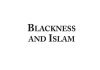 Blackness and Islam