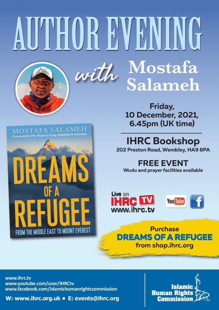 Author Evening with Mostafa Salameh: Dreams of a Refugee