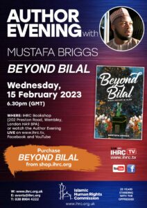 Author Evening with Mustafa Briggs: Beyond Bilal