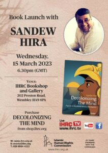 Book Launch with Sandew Hira: Decolonizing The Mind – A Guide to Decolonial Theory and Practice