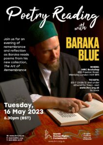 Poetry Reading with Baraka Blue: The Art of Remembrance