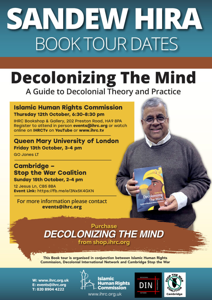Decolonizing the Mind: Book Tour with Sandew Hira