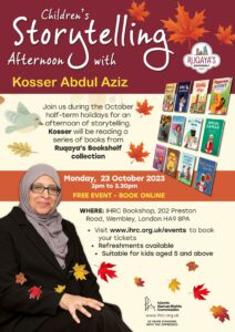 Children's Storytelling Afternoon with Kosser Abdul Aziz