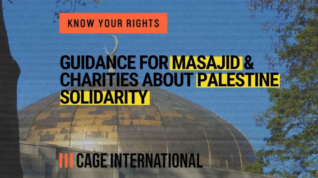 Talking about Palestine for UK Charities and Mosques