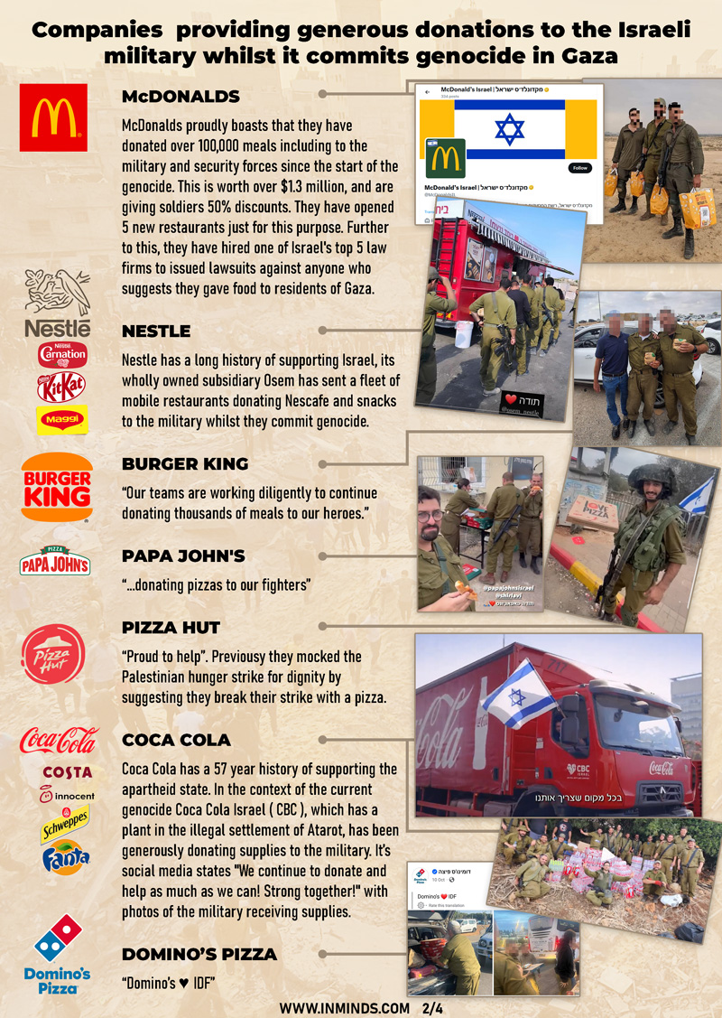 Alert: Continue to distribute our boycott leaflets