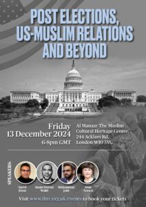 CANCELLED: Post Elections, US-Muslim Relations and Beyond