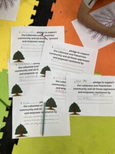 Event Report: Storyreading & Arts for Lebanon: I’m A Cedar Tree with Myriam Francois
