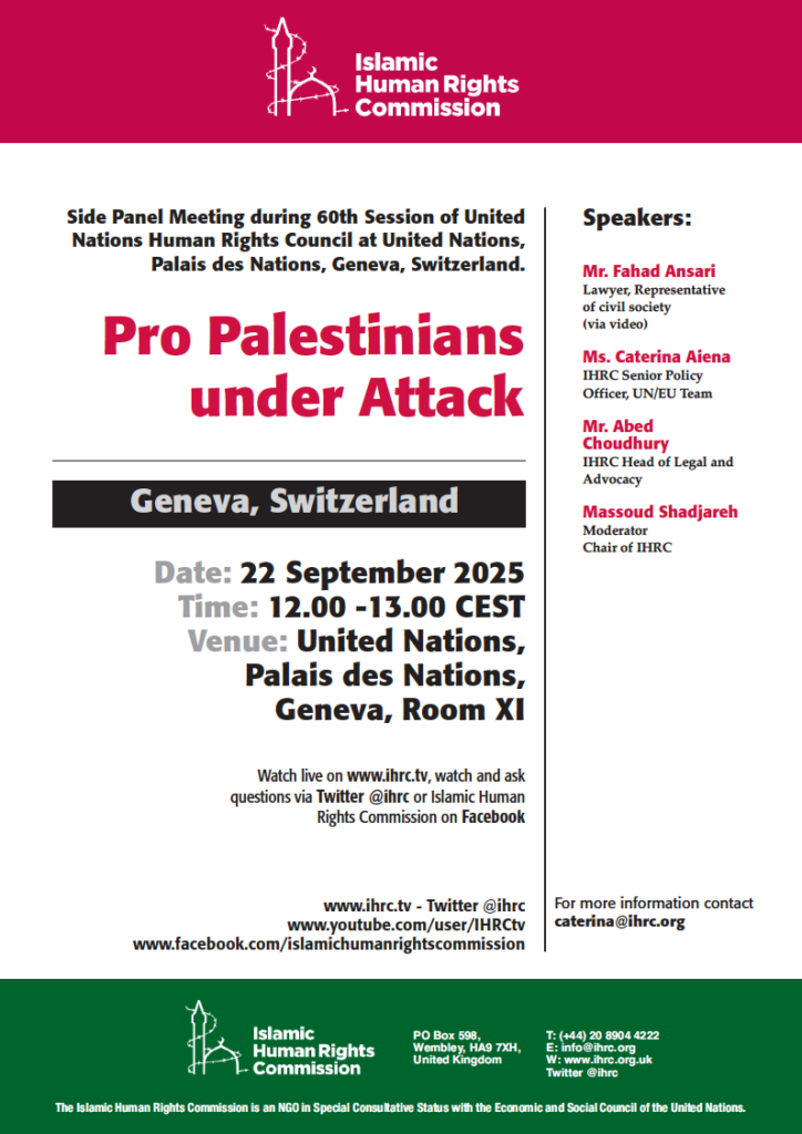Pro Palestinians under Attack