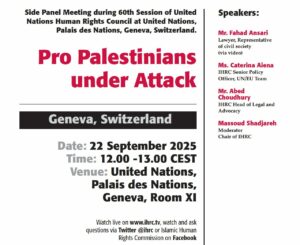 Pro Palestinians under Attack
