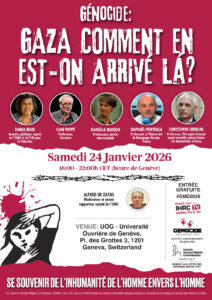 Genocide Memorial Day 2026- Geneva: Gaza: How did we get here?