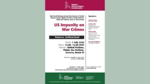 UN Side Panel: US Impunity on War Crimes