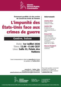 UN Side Panel: US Impunity on War Crimes