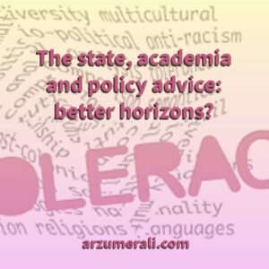 The state, academia and policy advice: better horizons?